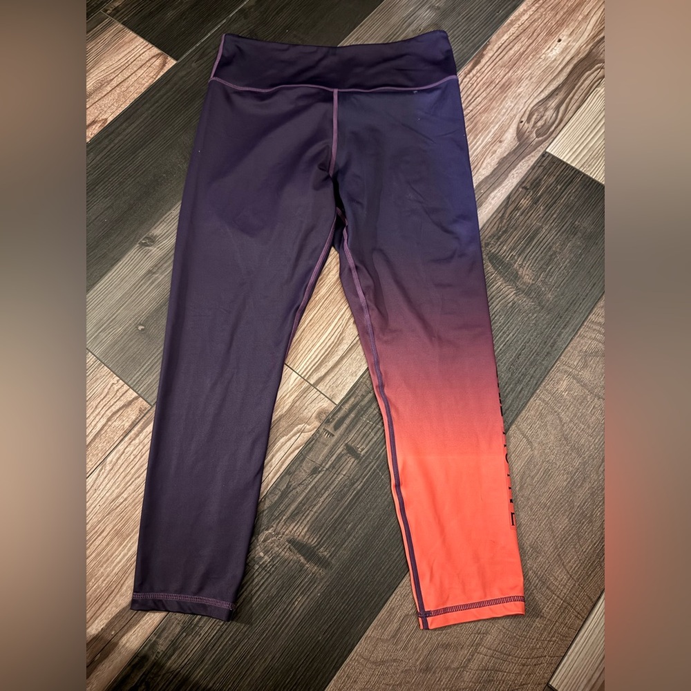 ZYIA Women's Gradient Purple and pink Leggings